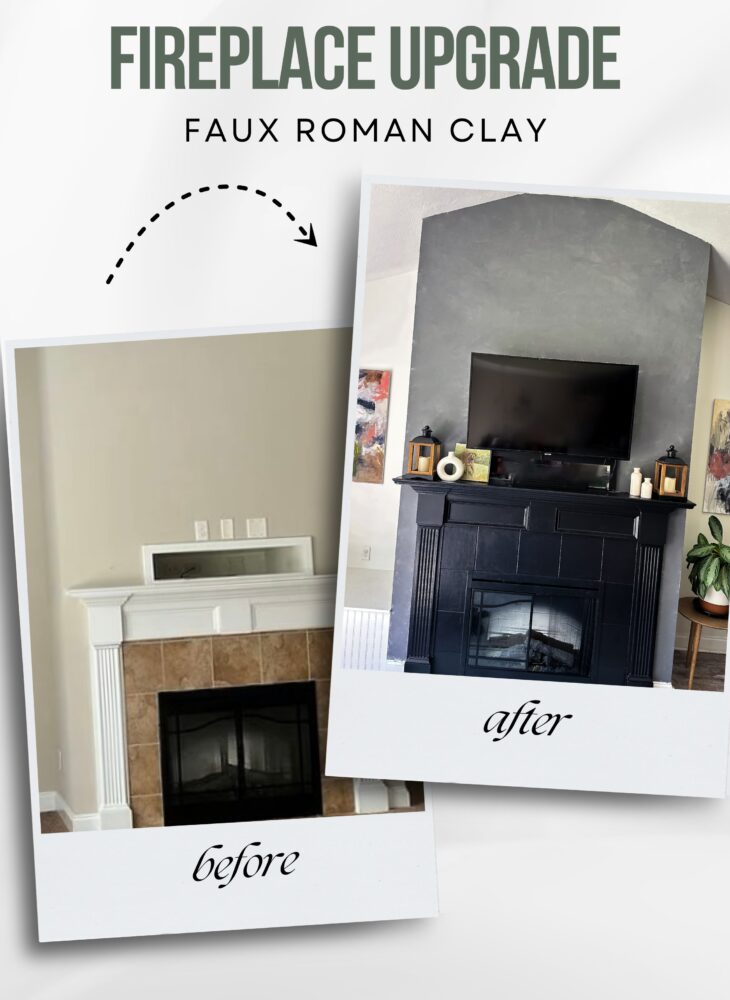 I Transformed Our Fireplace Wall On A Budget